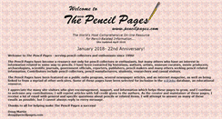 Desktop Screenshot of pencilpages.com